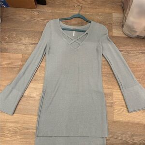 FP Movement by Free People Gray Long Sleeve Sweater